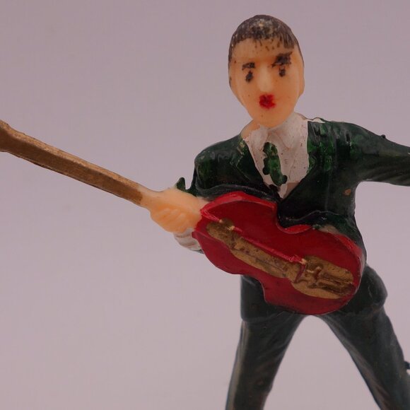 Vintage Beatles Ed Sullivan Show Plastic Cake Toppers - Picture 13 of 16